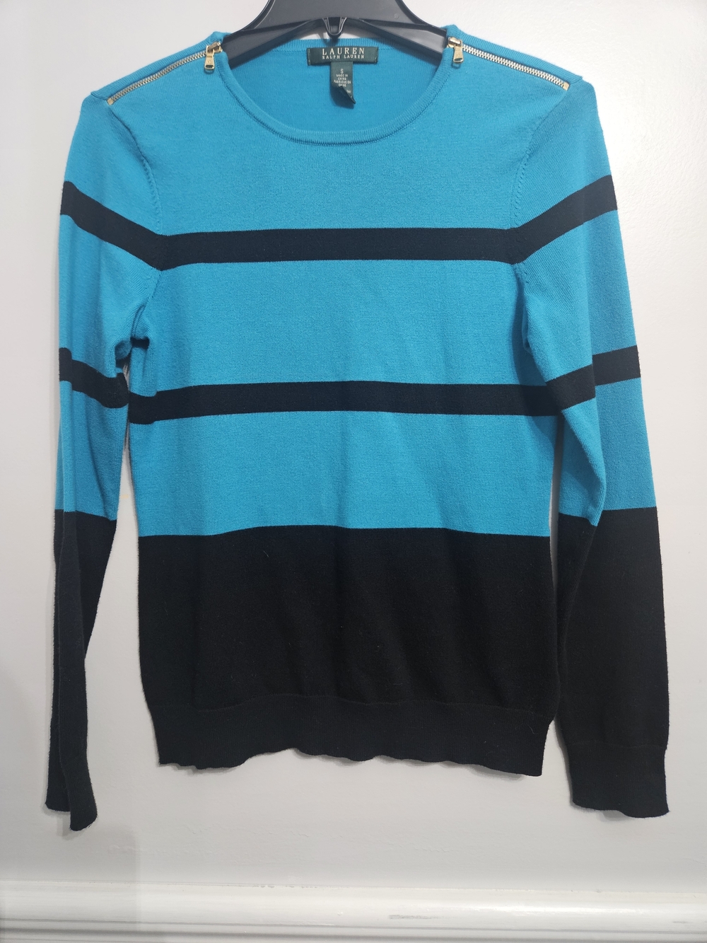 Lauren Ralph Lauren Womens Striped Sweater Size Small